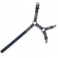 Load image into Gallery viewer, Genuine Leather Studded Leg Harness