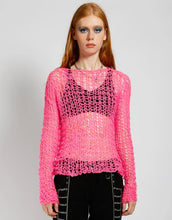 Load image into Gallery viewer, Holy Punk Sweater in Pink - TRIPP NYC