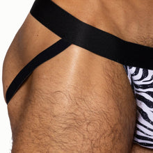 Load image into Gallery viewer, Zebra Active Jockstrap