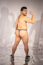 Load image into Gallery viewer, TCL x Assets Thong in Black/Silver