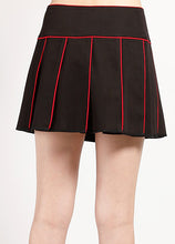 Load image into Gallery viewer, BAND PLEATED SKIRT RED - TRIPP NYC