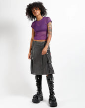 Load image into Gallery viewer, BLACK DENIM SUPER KILT - TRIPP NYC