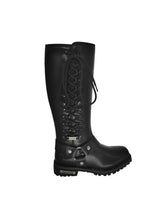 Load image into Gallery viewer, Biker Tall Boots with Black Laces (Women&#39;s Sizing)