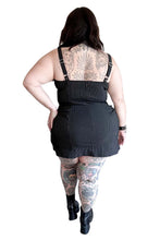 Load image into Gallery viewer, Pinstriped Gangsta Pranksta Annette Dress