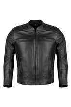 Load image into Gallery viewer, Quilted Motorcycle Cafe Jacket, Includes Removable Armor