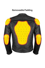 Load image into Gallery viewer, Quilted Motorcycle Cafe Jacket, Includes Removable Armor