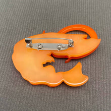 Load image into Gallery viewer, Acrylic Shrimp Brooch