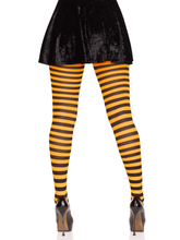 Load image into Gallery viewer, Jada Striped Women's Tights