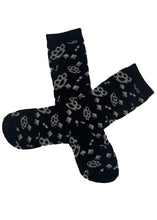 Load image into Gallery viewer, Creepy Crew Socks [Punk Piercings]