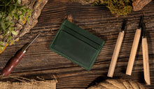 Load image into Gallery viewer, Leather Card Holder Wallet, Handmade