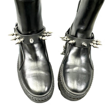 Load image into Gallery viewer, 1" Spike Genuine Leather Boot Strap