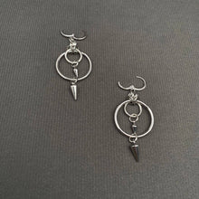 Load image into Gallery viewer, Spike &amp; Ring Dangle Earrings