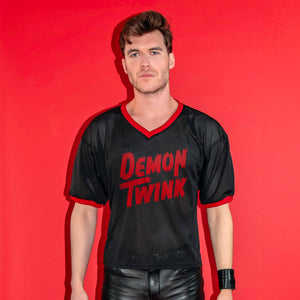 "DEMON TWINK" Mesh Football Jersey