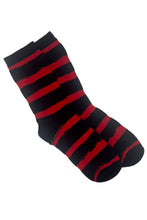 Load image into Gallery viewer, Creepy Crew Socks [Red/Black Stripes]