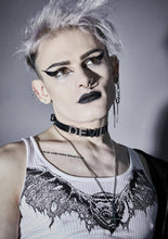 Load image into Gallery viewer, Genuine Leather Stainless Steel Letter Name Fetish Choker