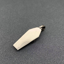Load image into Gallery viewer, Stainless Steel Double Skeleton Coffin Pendant