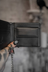 Medusa Bifold Wallet w/ Chain