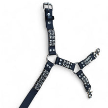 Load image into Gallery viewer, Genuine Leather Studded Leg Harness