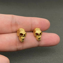 Load image into Gallery viewer, Stainless Steel Skull Stud Earrings