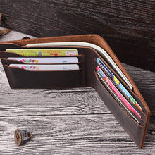Load image into Gallery viewer, Leather Bifold Wallet, Handmade