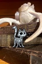 Load image into Gallery viewer, Skelekitty Enamel Pin