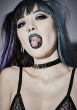 Load image into Gallery viewer, Genuine Leather Stainless Steel Letter Name Fetish Choker