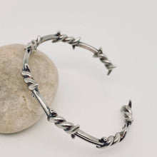 Load image into Gallery viewer, Steel Wire Knot Shaped Bangle Adjustable Bracelet