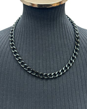 Load image into Gallery viewer, 20" Chain Necklace Black or Silver