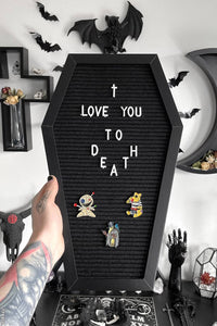 Ouchie Voodoo Doll Enamel Pin