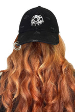 Load image into Gallery viewer, Skull Drip Pierced Baseball Cap