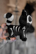 Load image into Gallery viewer, Skelekitty Plush Keychain