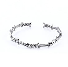 Load image into Gallery viewer, Steel Wire Knot Shaped Bangle Adjustable Bracelet