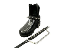 Load image into Gallery viewer, 1" Spike Genuine Leather Boot Strap