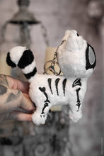 Load image into Gallery viewer, X-Ray Skelekitty Plush Keychain