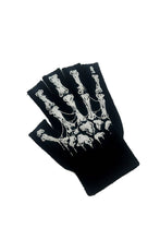 Load image into Gallery viewer, Dead Inside Fingerless Skeleton Gloves