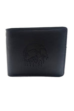 Load image into Gallery viewer, Skull Drip Emboss Bifold Wallet w/ Chain