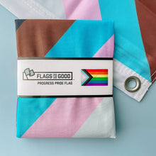 Load image into Gallery viewer, Progress LGBTQ+ Pride Flag