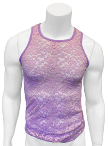 Lace Tank - Lavender