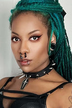 Load image into Gallery viewer, Spiked Choker with Coffin Dagger Pendant