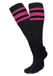 Knobs Three Stripe Socks