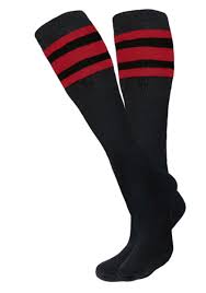 Knobs Three Stripe Socks