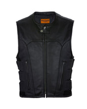 Load image into Gallery viewer, Tactical Style Leather Vest