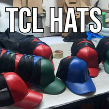 Load image into Gallery viewer, TCL Leather Snapback Ballcap