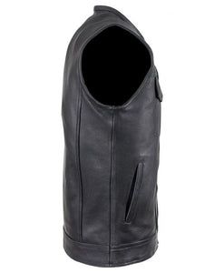 1/2" Collar Motorcycle Club Vest