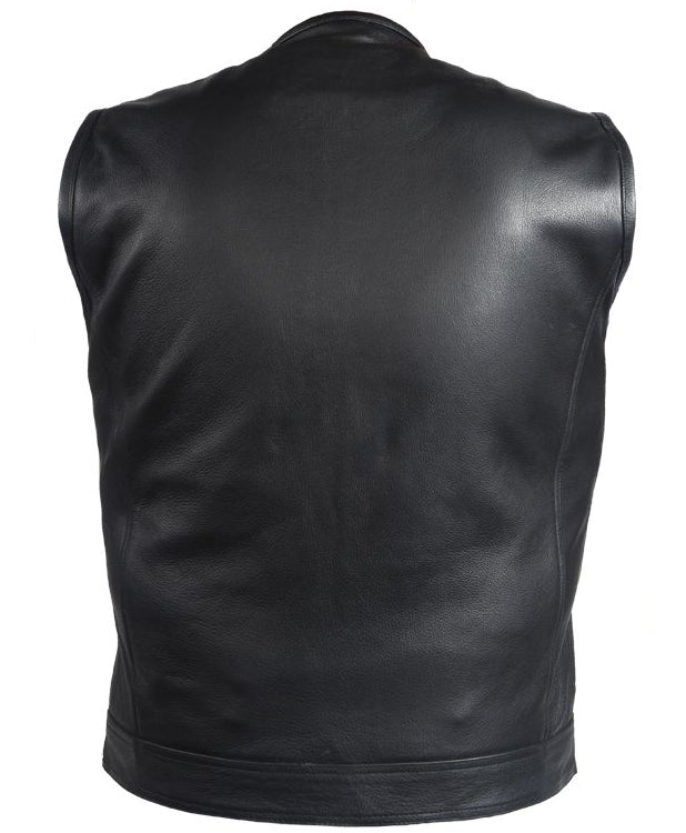 Biker vest deals back