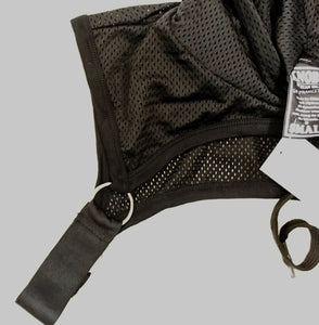 Hooded Harness - Black Sports Mesh
