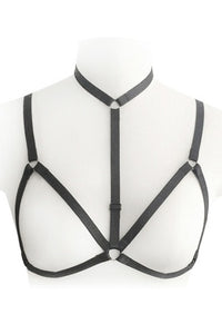 Black harness bralette 2025