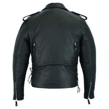 Load image into Gallery viewer, Classic Leather Biker Jacket