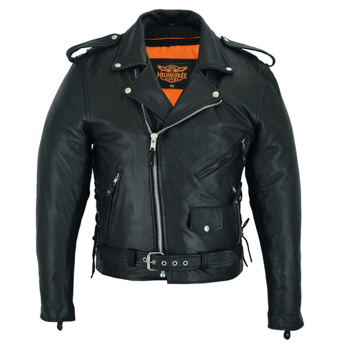 Classic Leather Biker Jacket