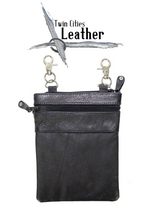 Load image into Gallery viewer, Leather Multi-Pocket Belt Bag